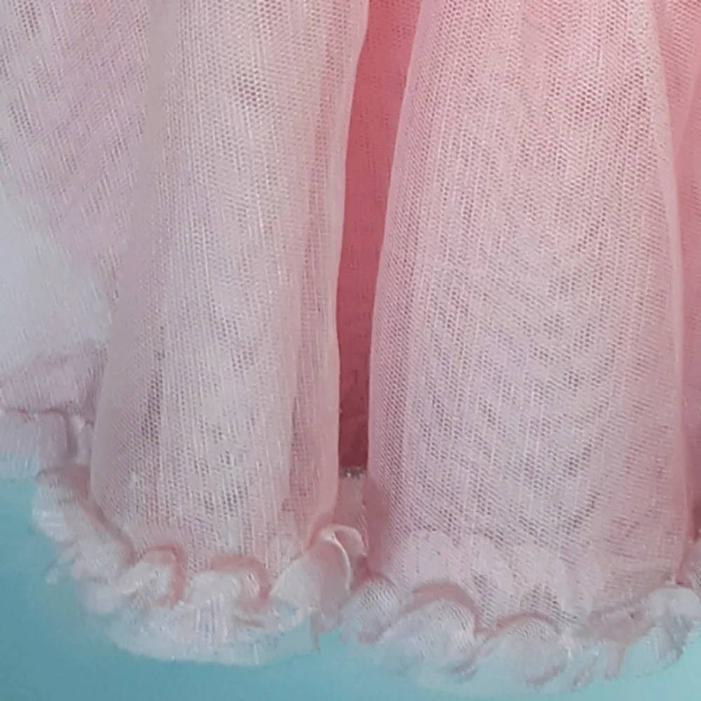Tulle Tutu Skirt - Pink Layered Ruffled Skirt - Kids Size:5T - Costumes- Dance